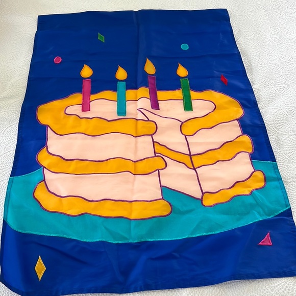 Large Decorative Birthday Flag.Never used - Picture 3 of 4